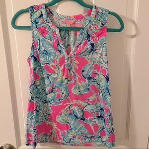 Lilly Pulitzer Essie Top in Lobsters in Love